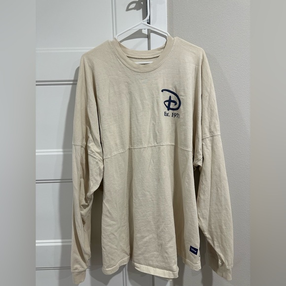 Disney Tops - Cream and Blue Walt Disney World Spirit Jersey